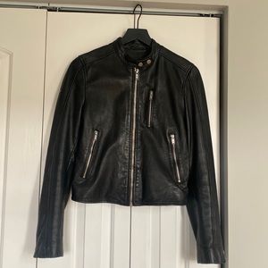 Superdry Classic Black Leather Jacket